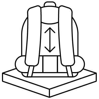 Ventilated back panel