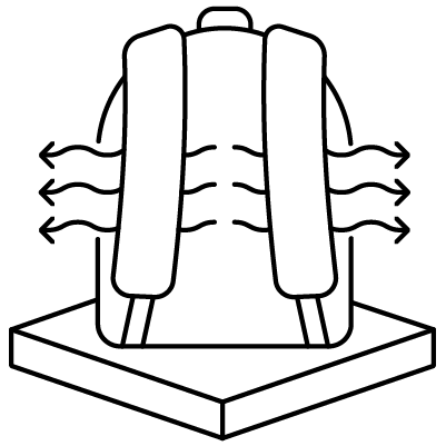 Ventilated back panel