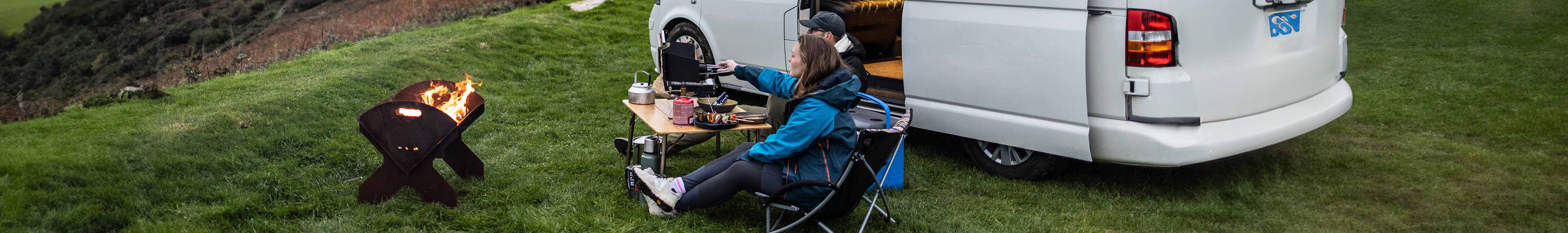 Van life camping