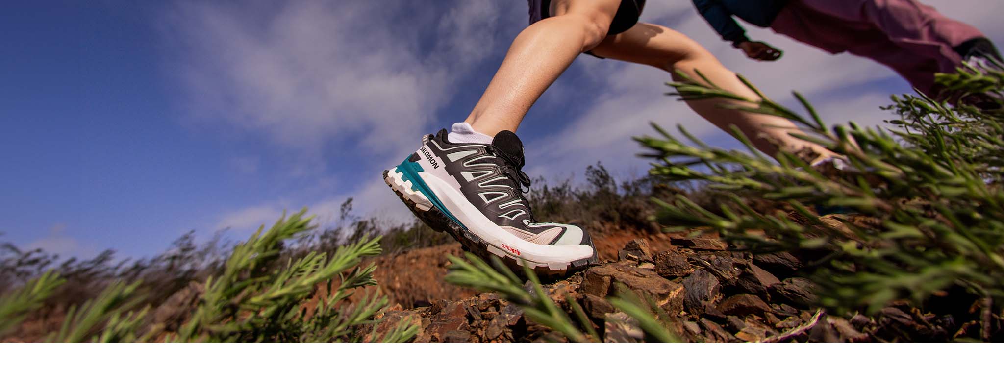 A person wearing Smartwool socks 